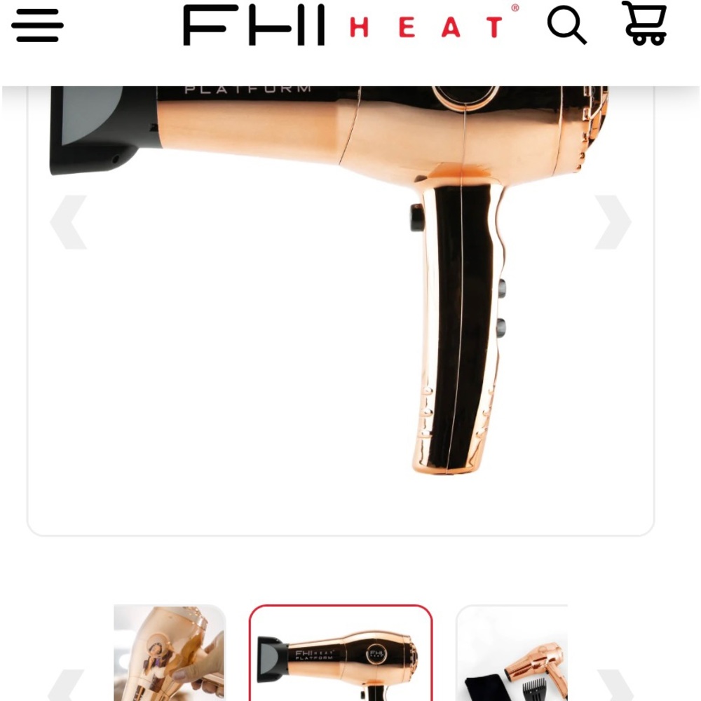 FHI platform series 1900  ionic hair dryer.